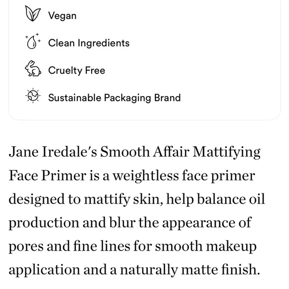 Jane Iredale Smooth Affair Mattifying Face Primer 🪞 NEW IN BOX Full Size - Picture 7 of 9